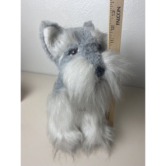 24K Polar Puff Special Effects 1994 Plush Schnauzer Approx 12” Stuffed Dog GUC - Picture 6 of 8